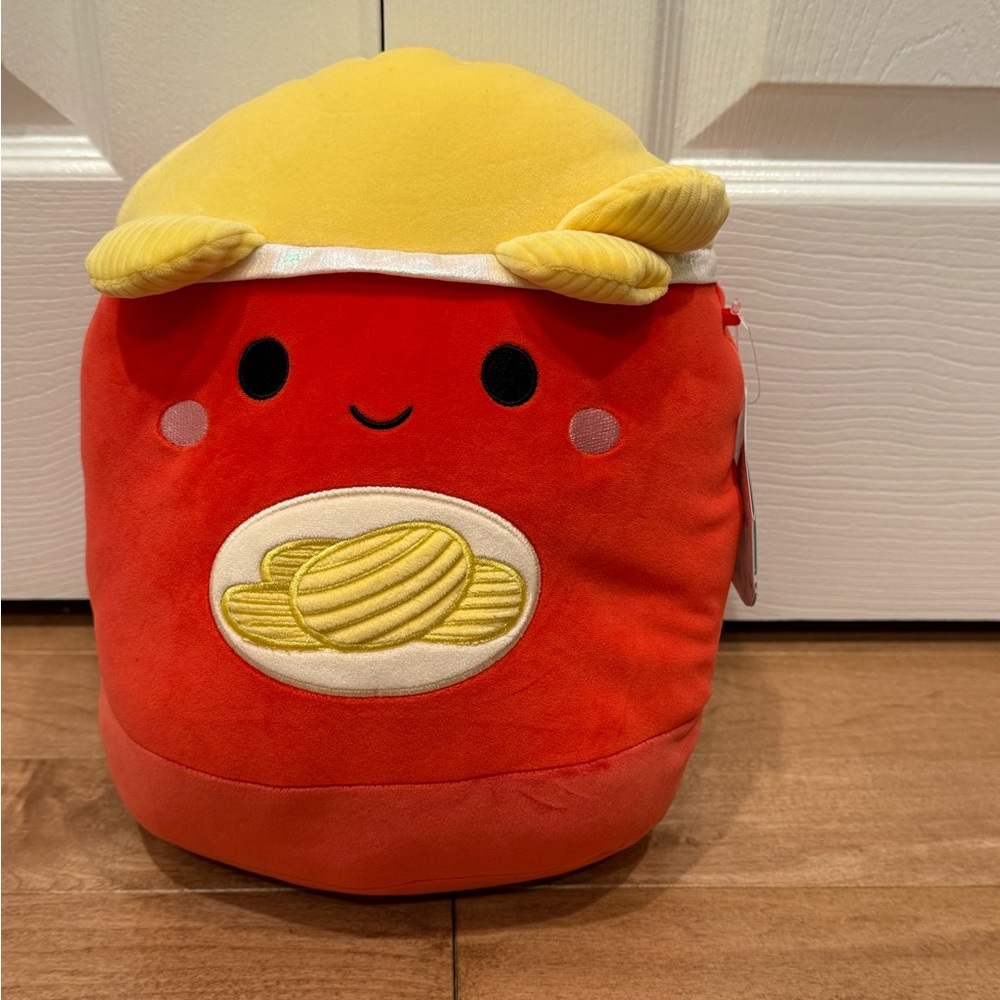 Squishmallows 11 Inch Ansel The Red Bag Of Potato Chips Medium SuperSoft NWT
